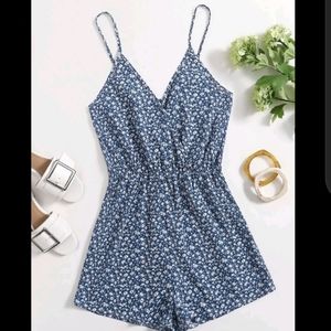 Shein Ditzy Floral Cami Romper